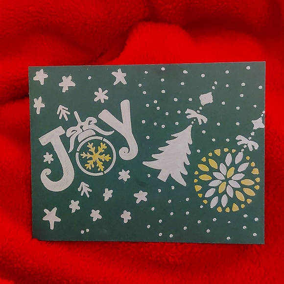 Handmade Christmas cards, set of 6, Cute stocking stuffers - Picture 16 of 17